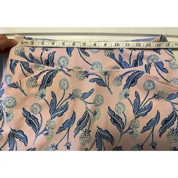Lilly Pulitzer Luxletic Skort Womens Sz 4 Pink Tropics Monica Golf Floral Skirt - Picture 10 of 11